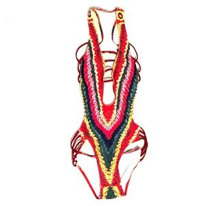 Multicolored Monokini